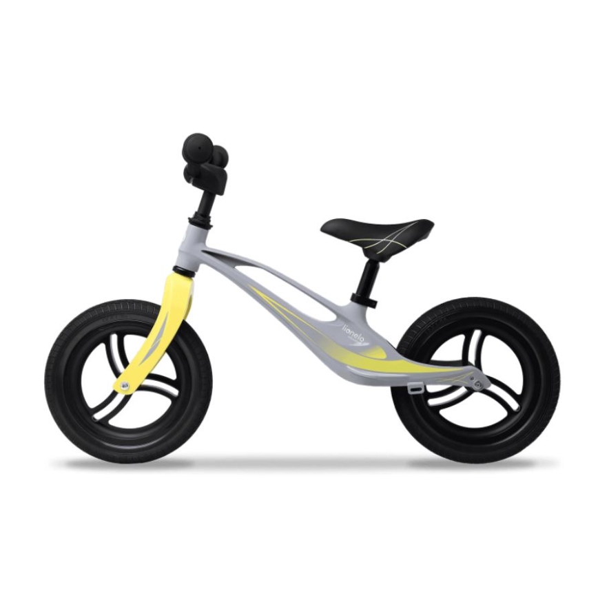Lionelo - Bici a spinta BART TOUR grigio/giallo