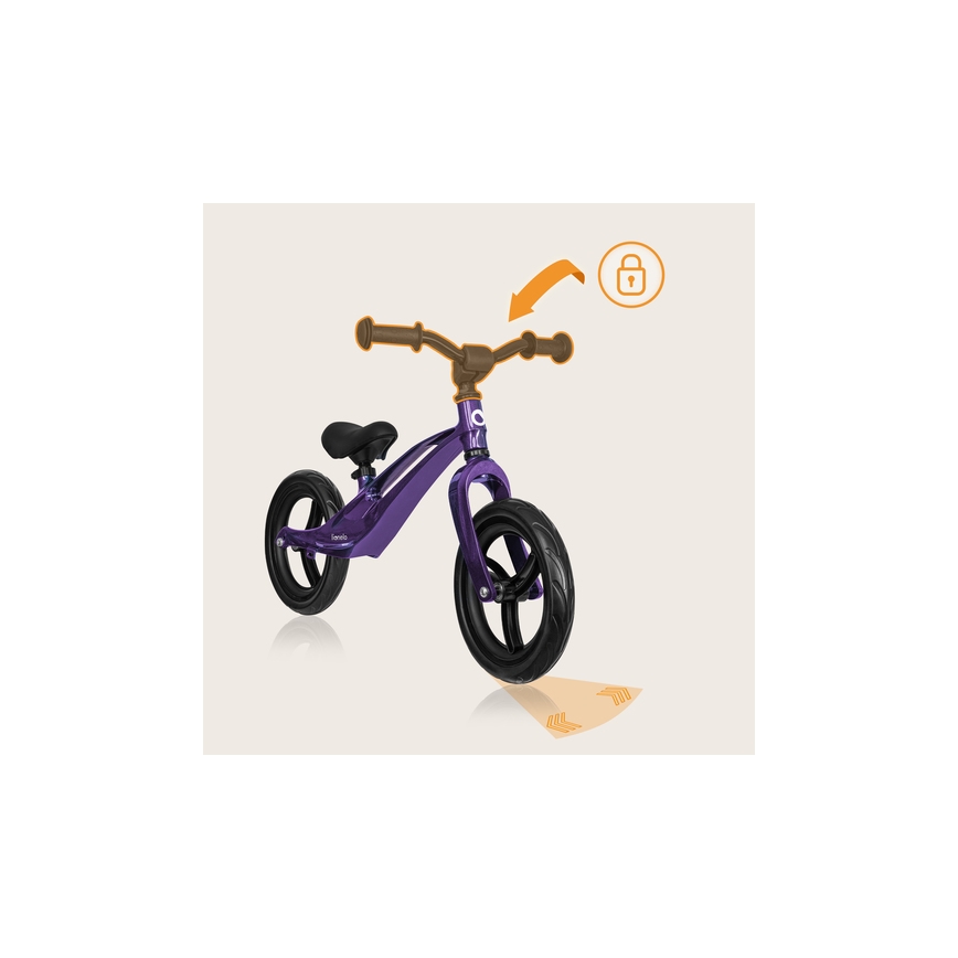 Lionelo - Bici a spinta BART viola