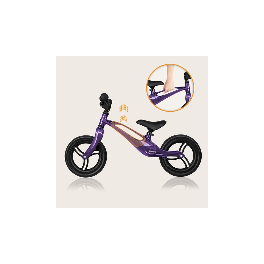 Lionelo - Bici a spinta BART viola