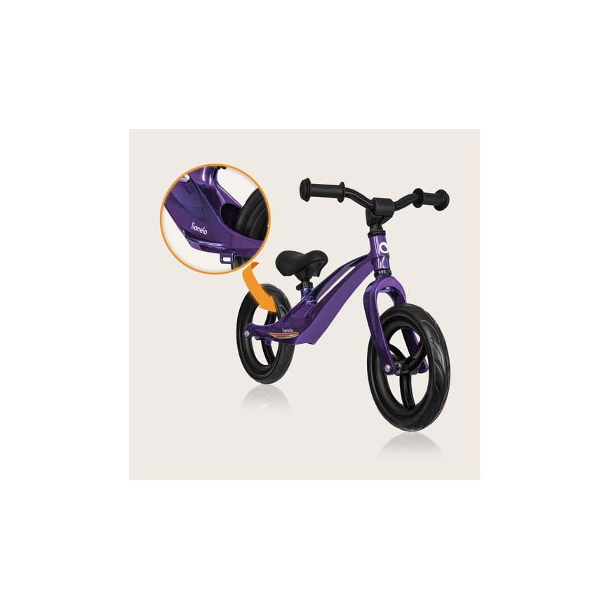 Lionelo - Bici a spinta BART viola