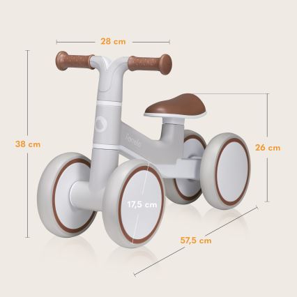 Lionelo - Bici senza pedali VILLY Beige Latte