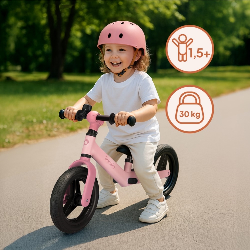 Lionelo - Bicicletta senza pedali ALEX Bubblegum