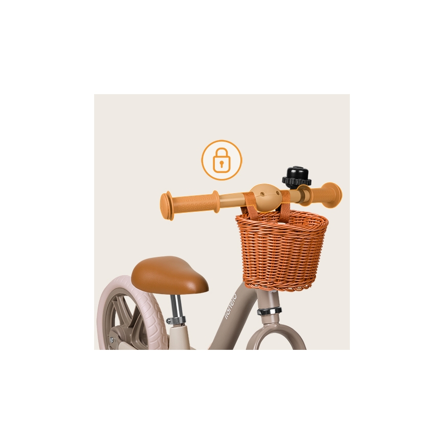 Lionelo - Bicicletta senza pedali ALEX PLUS beige