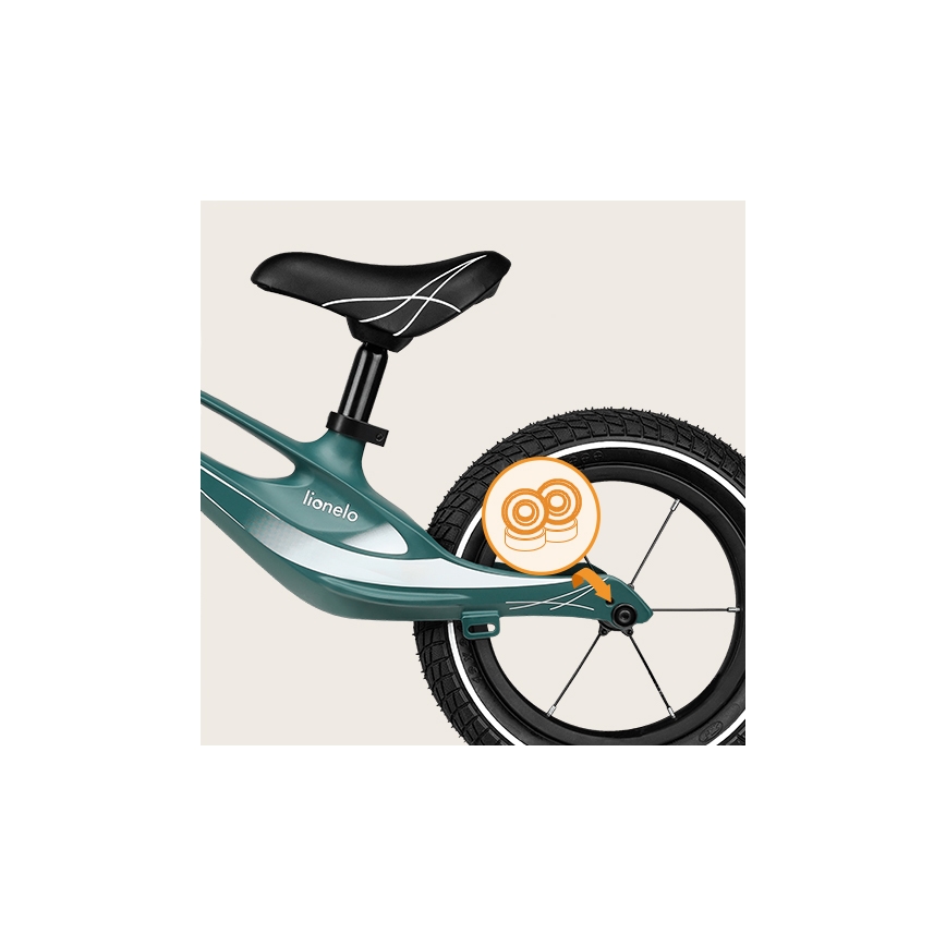 Lionelo - Bicicletta senza pedali BART AIR verde