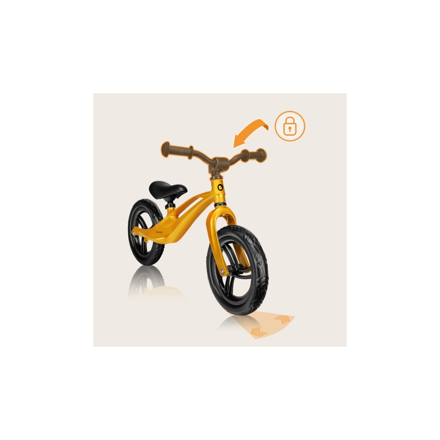 Lionelo - Bicicletta senza pedali BART gialla