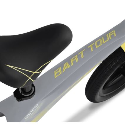 Lionelo - Bicicletta senza pedali BART TOUR grigio/giallo
