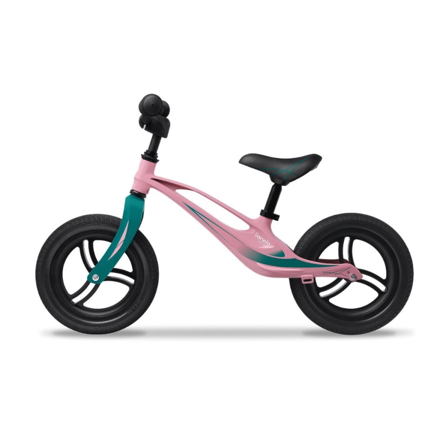 Lionelo - Bicicletta senza pedali BART TOUR rosa/verde