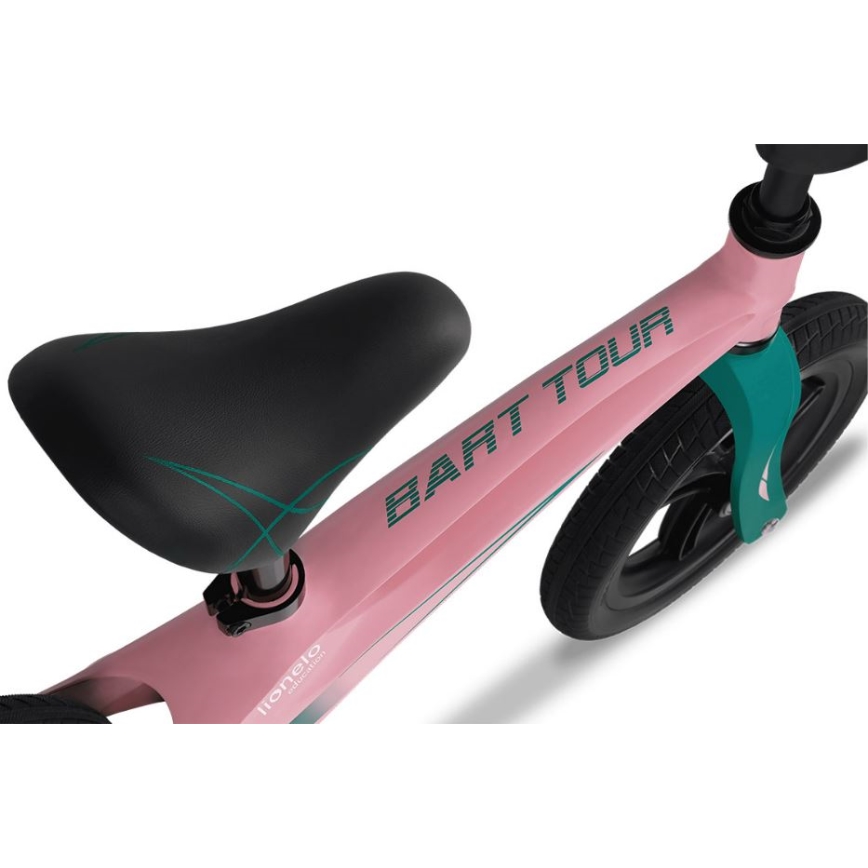 Lionelo - Bicicletta senza pedali BART TOUR rosa/verde