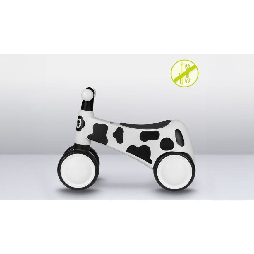 Lionelo - Bicicletta senza pedali SAMMY nero/bianco