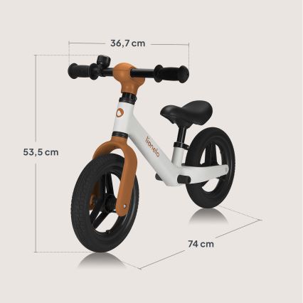 Lionelo - Bicicletta senza pedali TONI beige sabbia