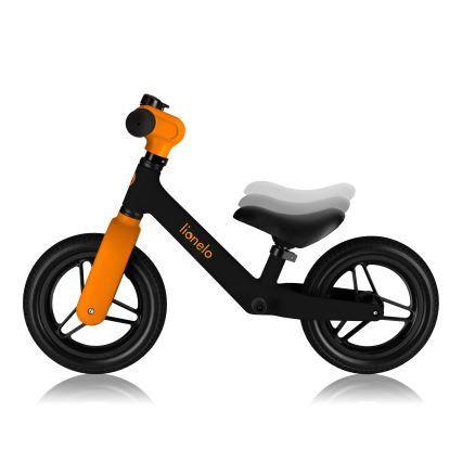 Lionelo - Bicicletta senza pedali TONI Nero/Arancione