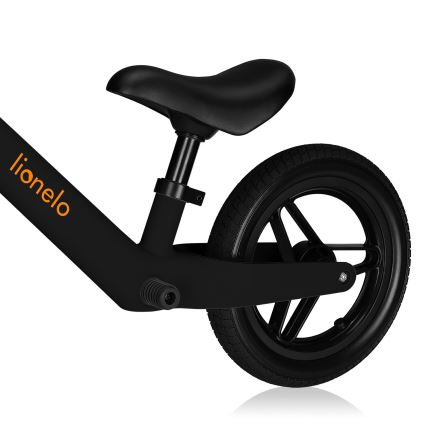 Lionelo - Bicicletta senza pedali TONI Nero/Arancione