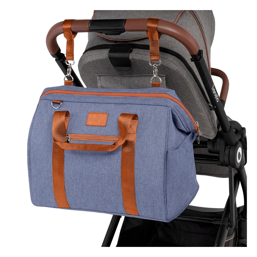 Lionelo - Borsa fasciatoio per passeggino IDA Blue Denim