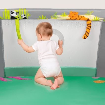 Lionelo - Box gioco MILLE PLUS Grigio Verde