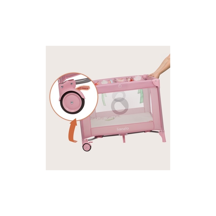 Lionelo - Box gioco MILLE PLUS rosa