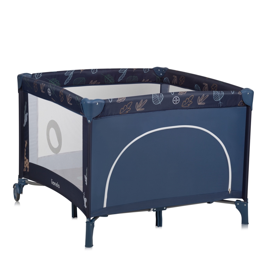 Lionelo - Box per bambini BONNIE Blu Navy