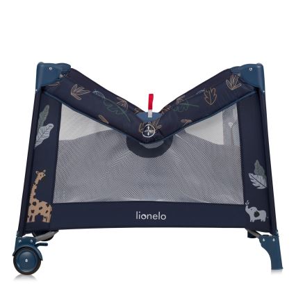 Lionelo - Box per bambini BONNIE Blu Navy
