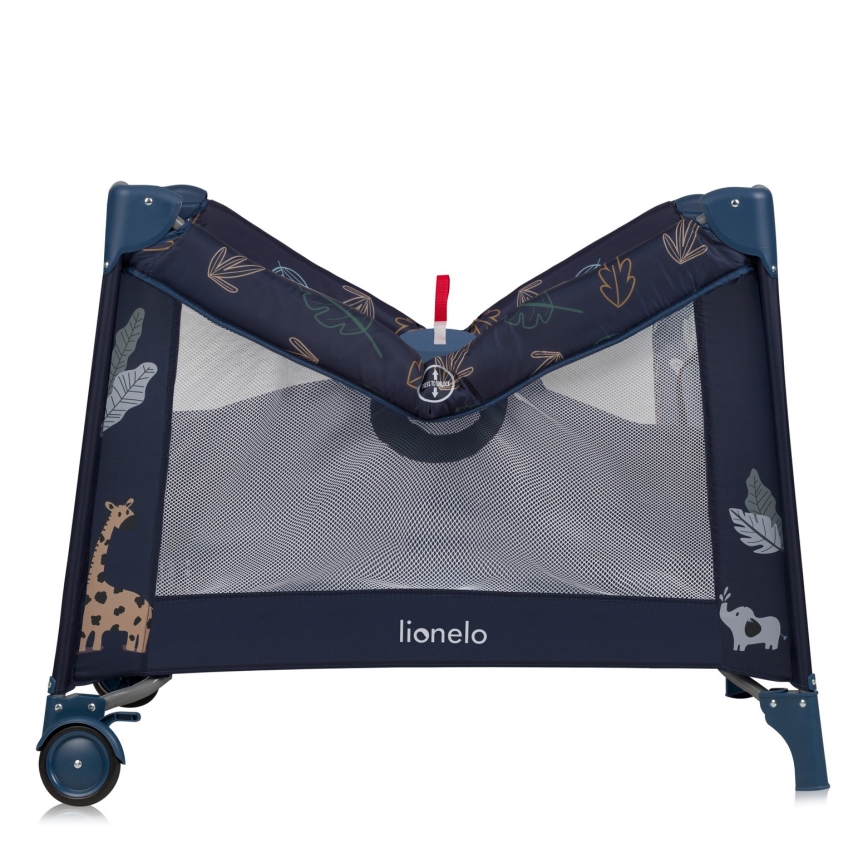Lionelo - Box per bambini BONNIE Blu Navy