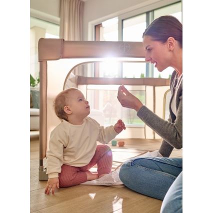 Lionelo - Box per bambini FLORENCE Beige Sabbia