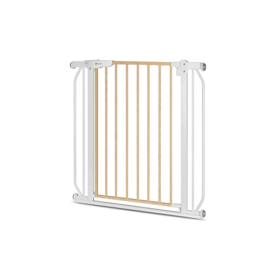 Lionelo - Cancelletto di sicurezza TRUUS SLIM bianco/beige