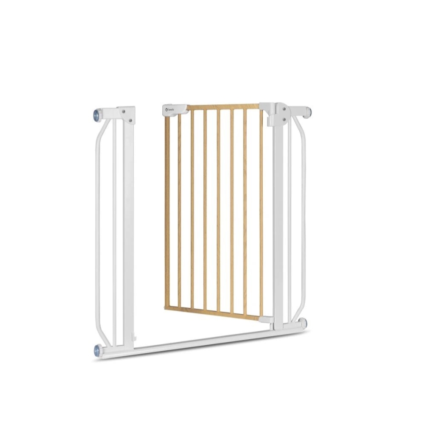 Lionelo - Cancelletto di sicurezza TRUUS SLIM bianco/beige