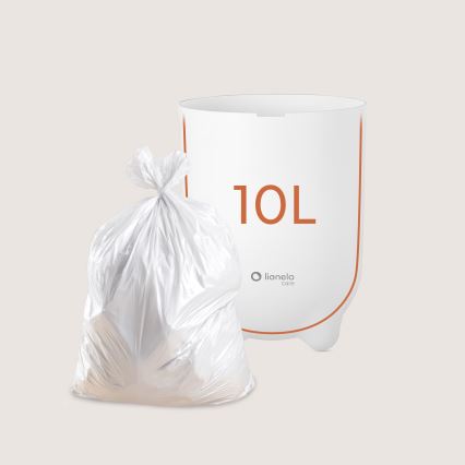 Lionelo - Cestino per pannolini PUREBIN 10 l Bianco