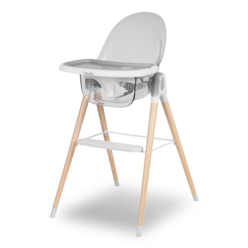Lionelo - Chaise de repas 2 en 1 pour enfant MONA Stone