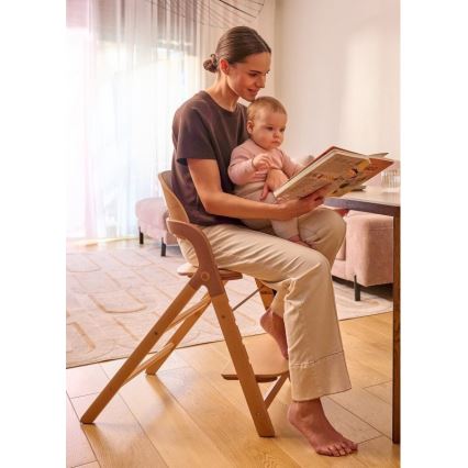 Lionelo - Chaise haute 3 en 1 pour enfant MEGAN Bois blanc