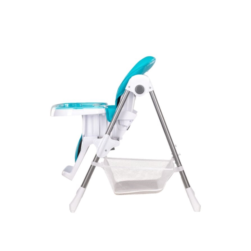 Lionelo - Chaise haute enfant LINN PLUS blanc/turquoise