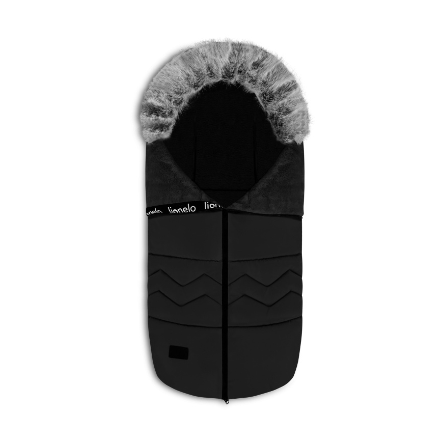 Lionelo - Chancelière pour enfant FRODE Noir Carbone