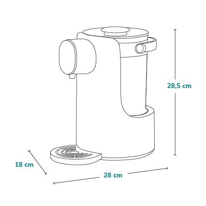 Lionelo - Chauffe-biberon BABYPRESTO 1000W/230V blanc