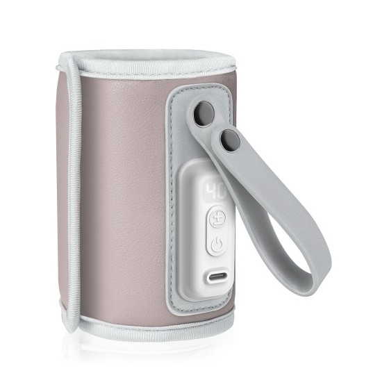 Lionelo - Chauffe-biberon rechargeable THERMUP GO 18W/5V Rose Baby