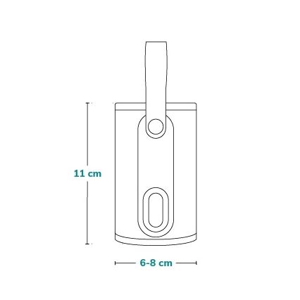 Lionelo - Chauffe-biberon rechargeable THERMUP GO 18W/5V Rose Baby
