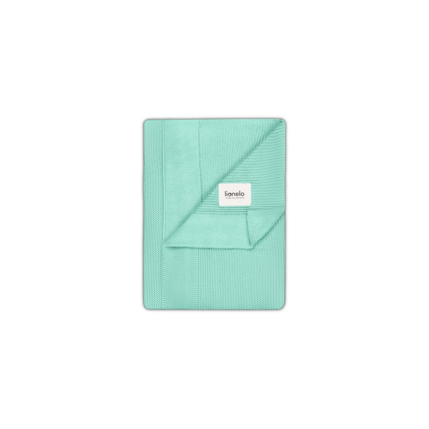 Lionelo - Coperta in bambù 75 x 100 cm Verde menta