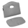 Lionelo - Coussin rembourré pour chaise haute enfant FLORIS CUSHION Grey Stone