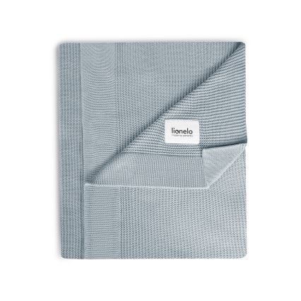 Lionelo - Couverture en bambou 75x100 cm Gris