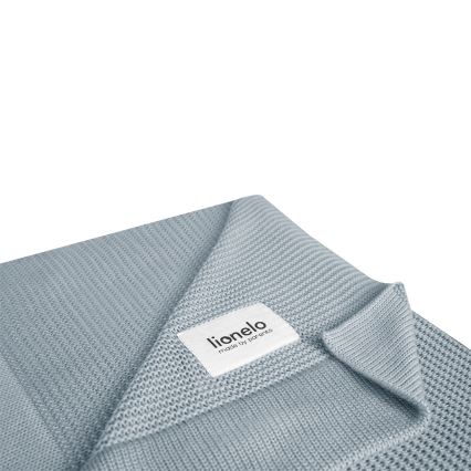 Lionelo - Couverture en bambou 75x100 cm Gris