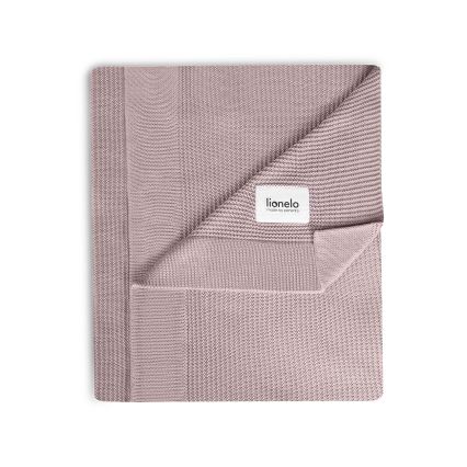 Lionelo - Couverture en bambou 75x100 cm Rose