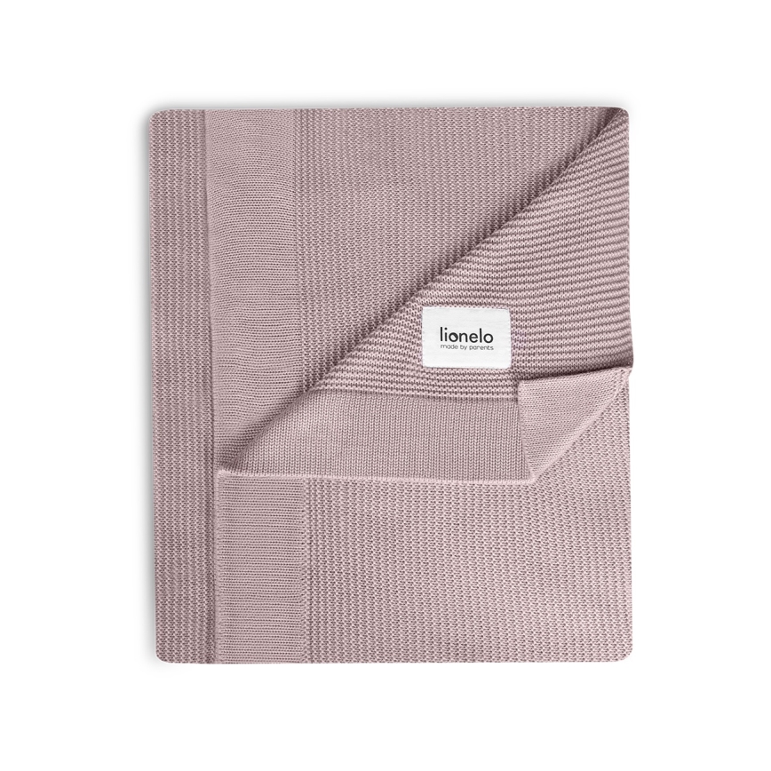 Lionelo - Couverture en bambou 75x100 cm Rose
