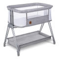 Lionelo - Culla per bambini 2in1 LUNA grigio