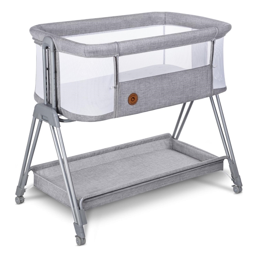 Lionelo - Culla per bambini 2in1 LUNA grigio