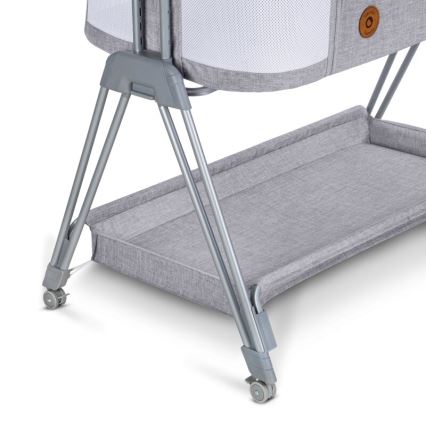 Lionelo - Culla per bambini 2in1 LUNA grigio