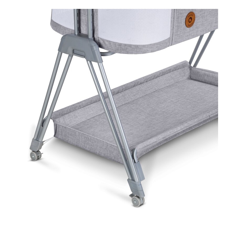 Lionelo - Culla per bambini 2in1 LUNA grigio