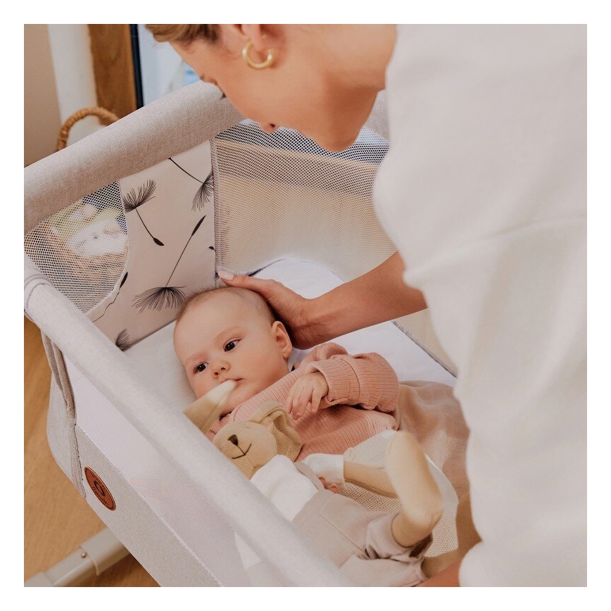 Lionelo - Culla per bambini 3in1 AURORA grigio
