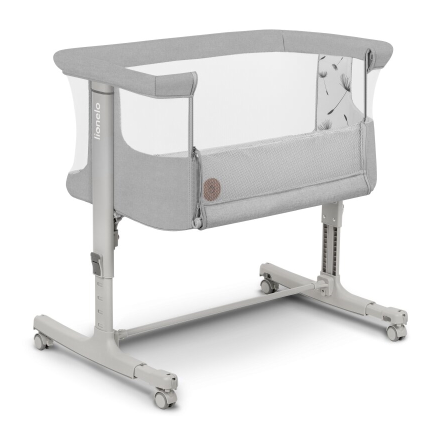 Lionelo - Culla per bambini 3in1 AURORA grigio