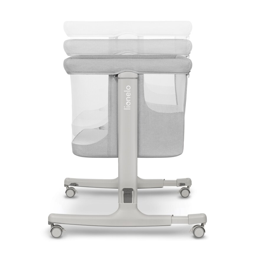 Lionelo - Culla per bambini 3in1 AURORA grigio