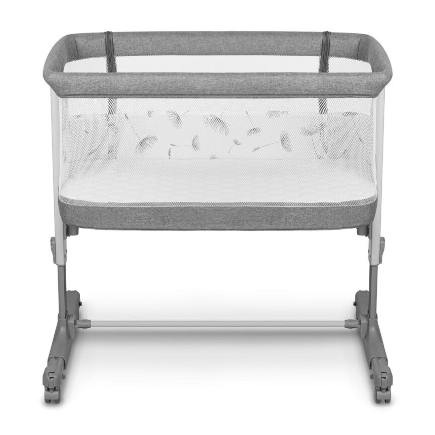 Lionelo - Culla per bambini 3in1 AURORA grigio scuro