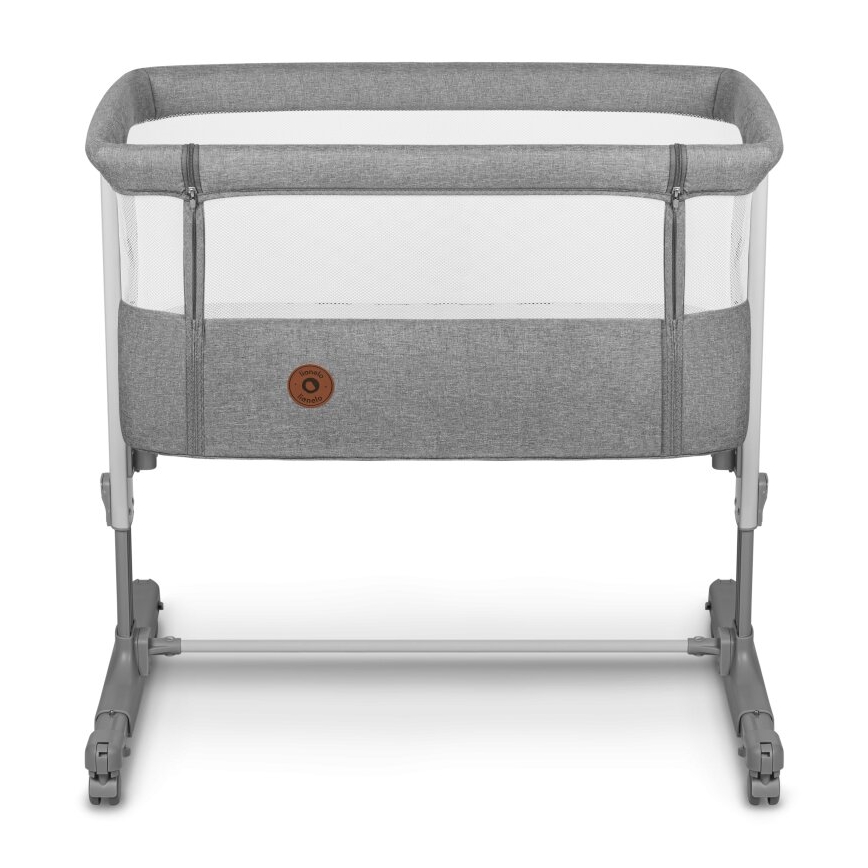 Lionelo - Culla per bambini 3in1 AURORA grigio scuro