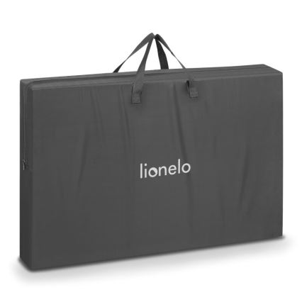 Lionelo - Culla per bambini 3in1 AURORA grigio scuro