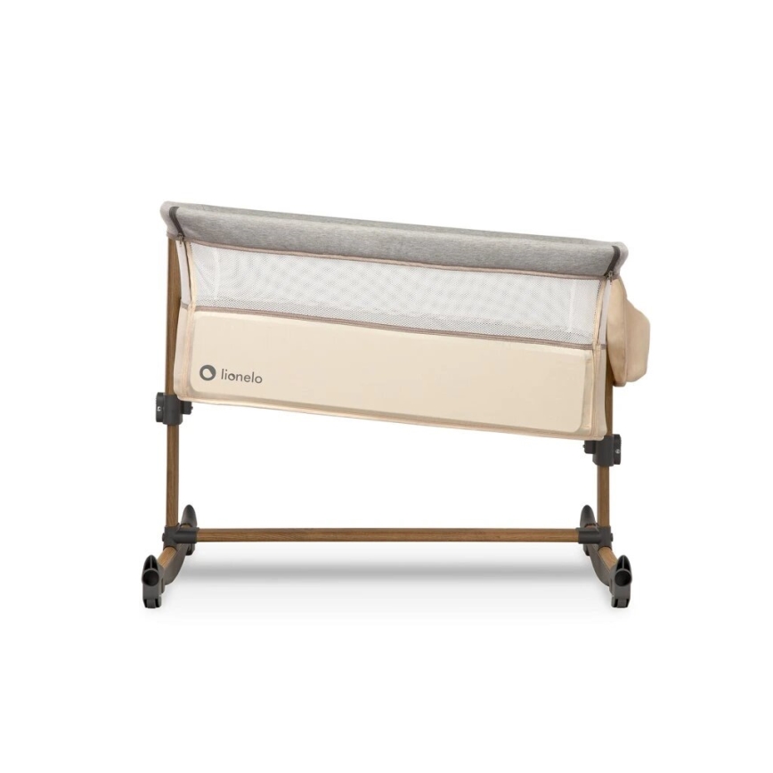 Lionelo - Culla per bambini 3in1 LEONIE grigio/beige